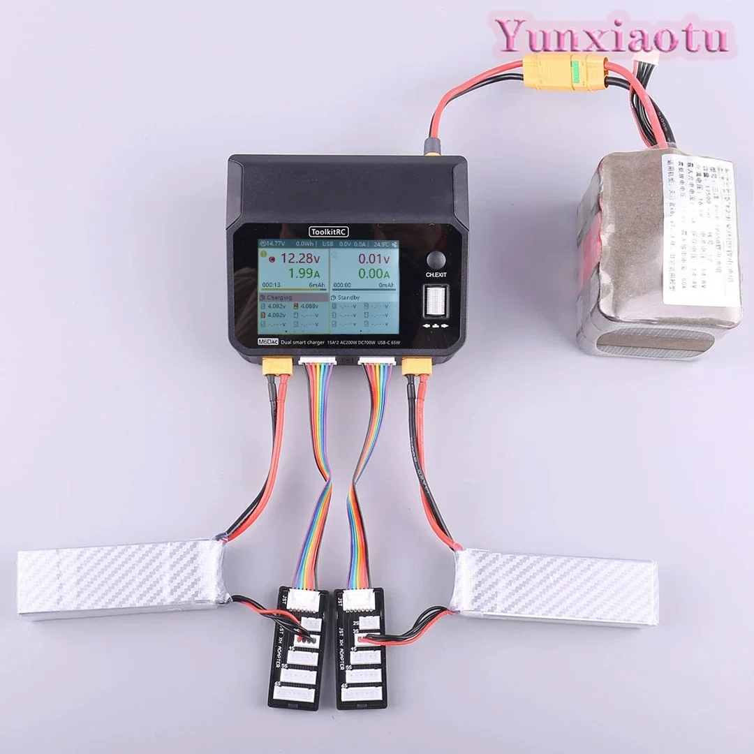 Toolkitrc M6Dac Smart Charger - ToolkitRC M6DAC Dual Channel Smart Balance